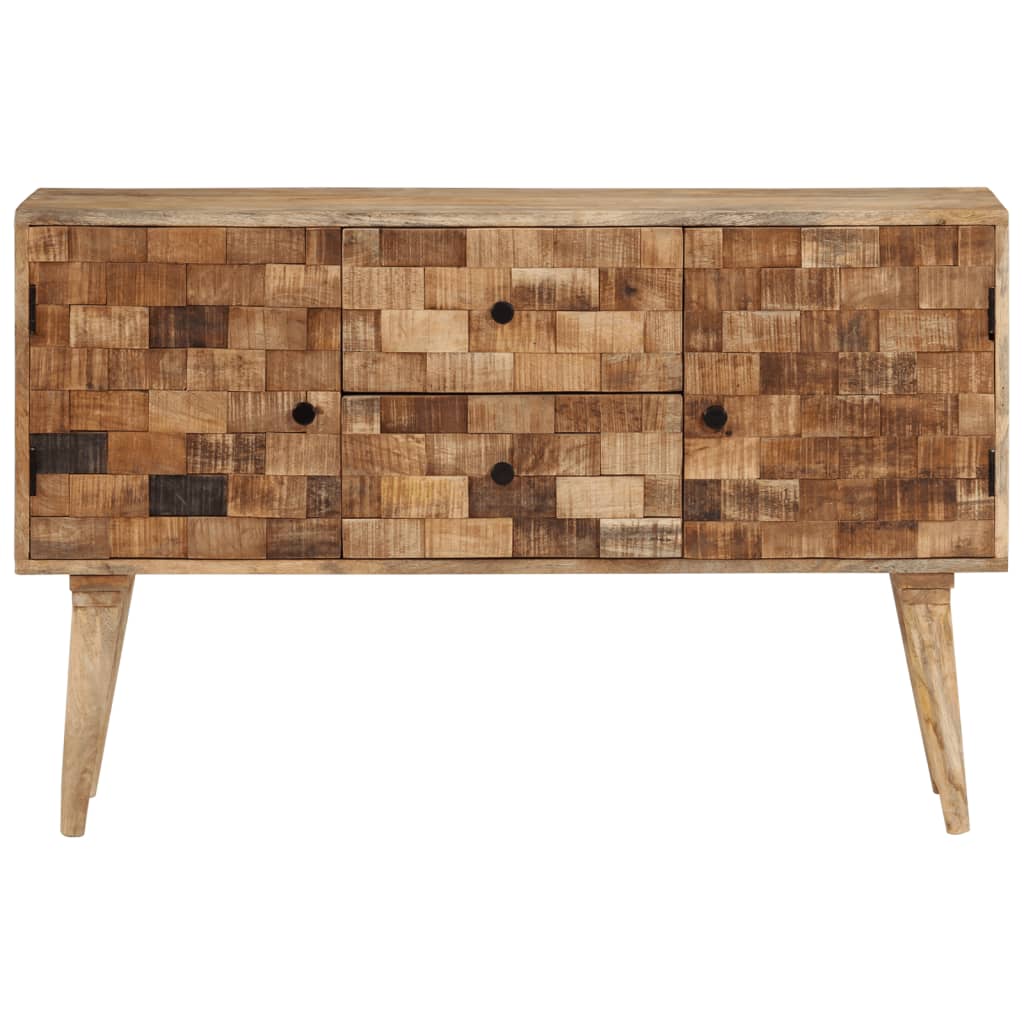 Credenza 110x30x70 cm in Legno Massello di Mango - homemem39