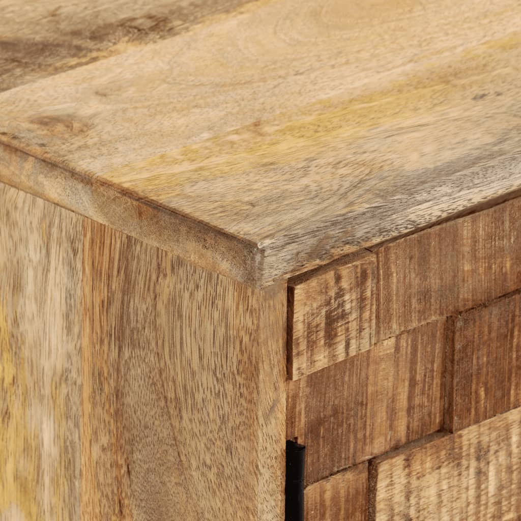 Credenza 110x30x70 cm in Legno Massello di Mango - homemem39