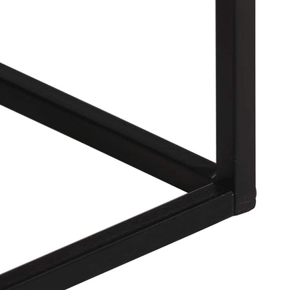Tavolo Consolle 110x30x75cm Legno Massello di Recupero e Ferro | homemem39