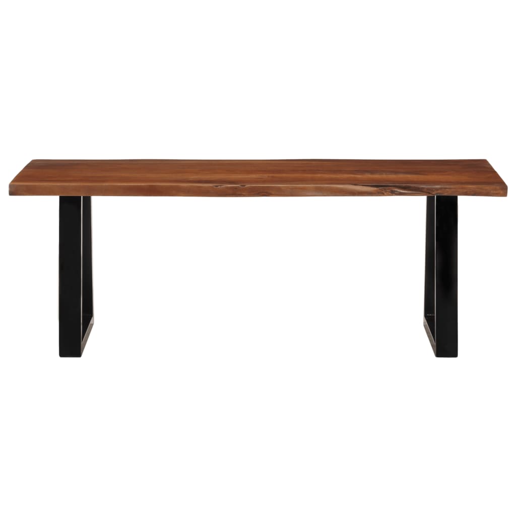 Tavolino ambra 110x55x40 cm in Legno Massello di Acacia | homemem39