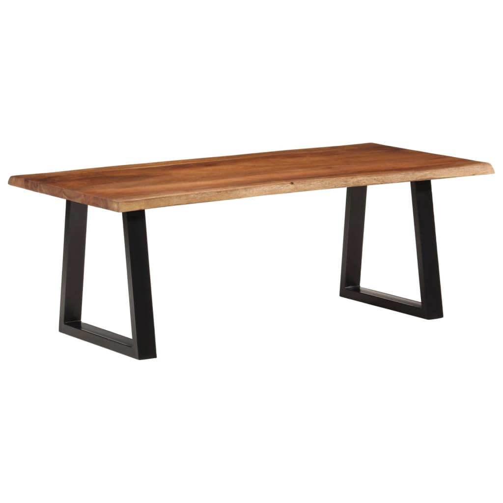 Tavolino ambra 110x55x40 cm in Legno Massello di Acacia | homemem39