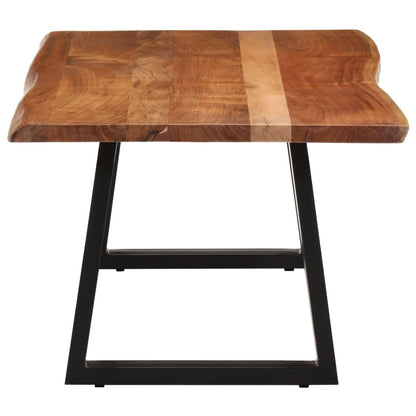 Tavolino da Salotto in Legno Massello di Acacia