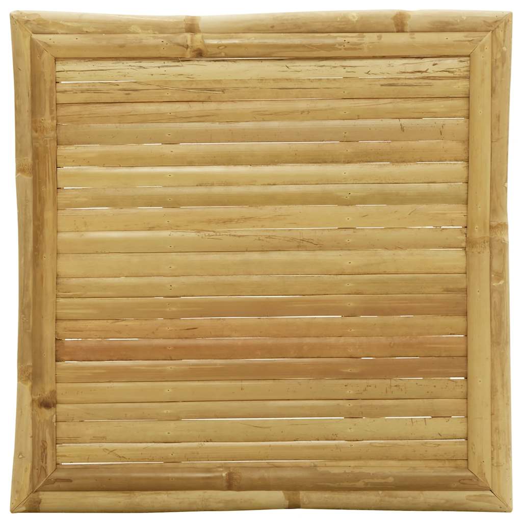 Set da Bistrot Pieghevole 3pz con Cuscini Grigio Scuro Bambù - homemem39