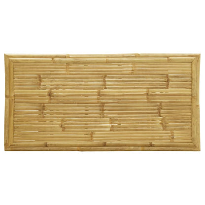 Set da Bistrot Pieghevole 5pz con Cuscini Grigio Scuro Bambù - homemem39