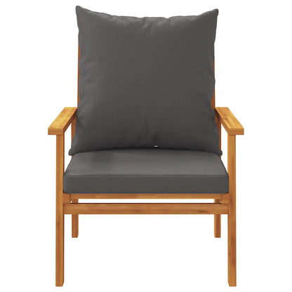 Set Salotto da Giardino 5 pz con Cuscini Legno Massello Acacia | homemem39