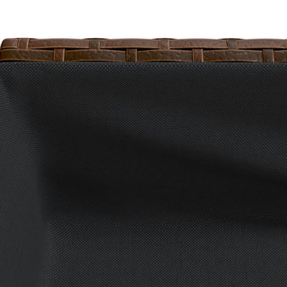 Fioriere Giardino con Ripiani 2pz Marroni 70x28x70cm Polyrattan