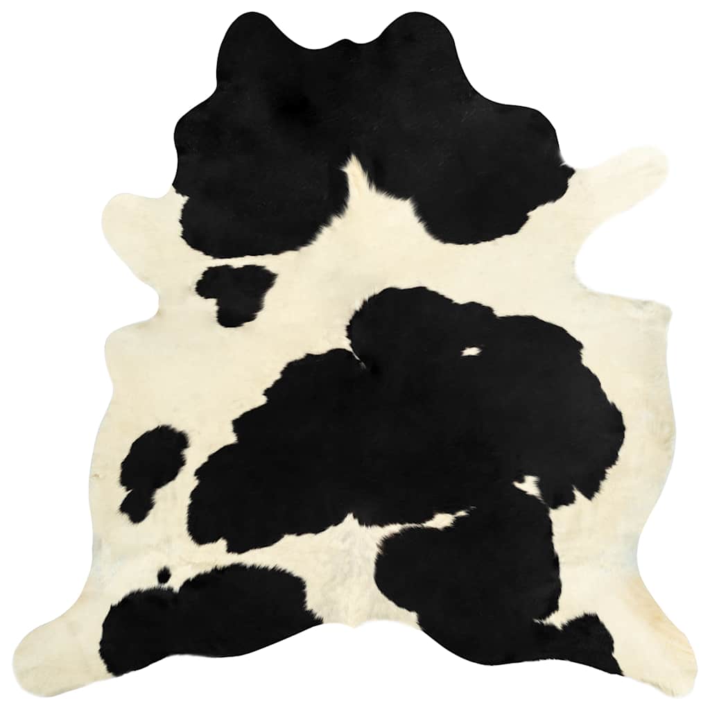 Tappeto in Vera Pelle Bovina Nero e Bianco 180x220 cm | homemem39