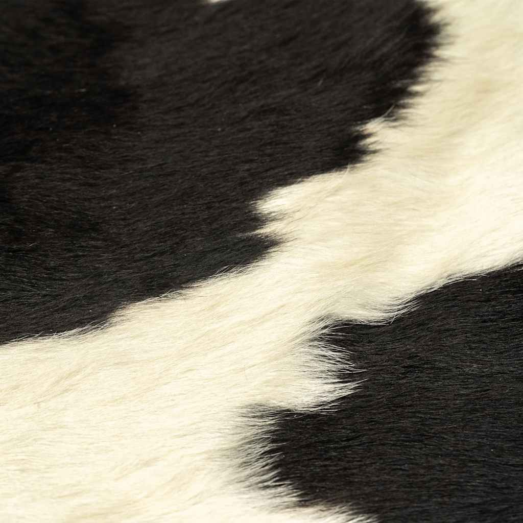 Tappeto in Vera Pelle Bovina Nero e Bianco 180x220 cm - homemem39