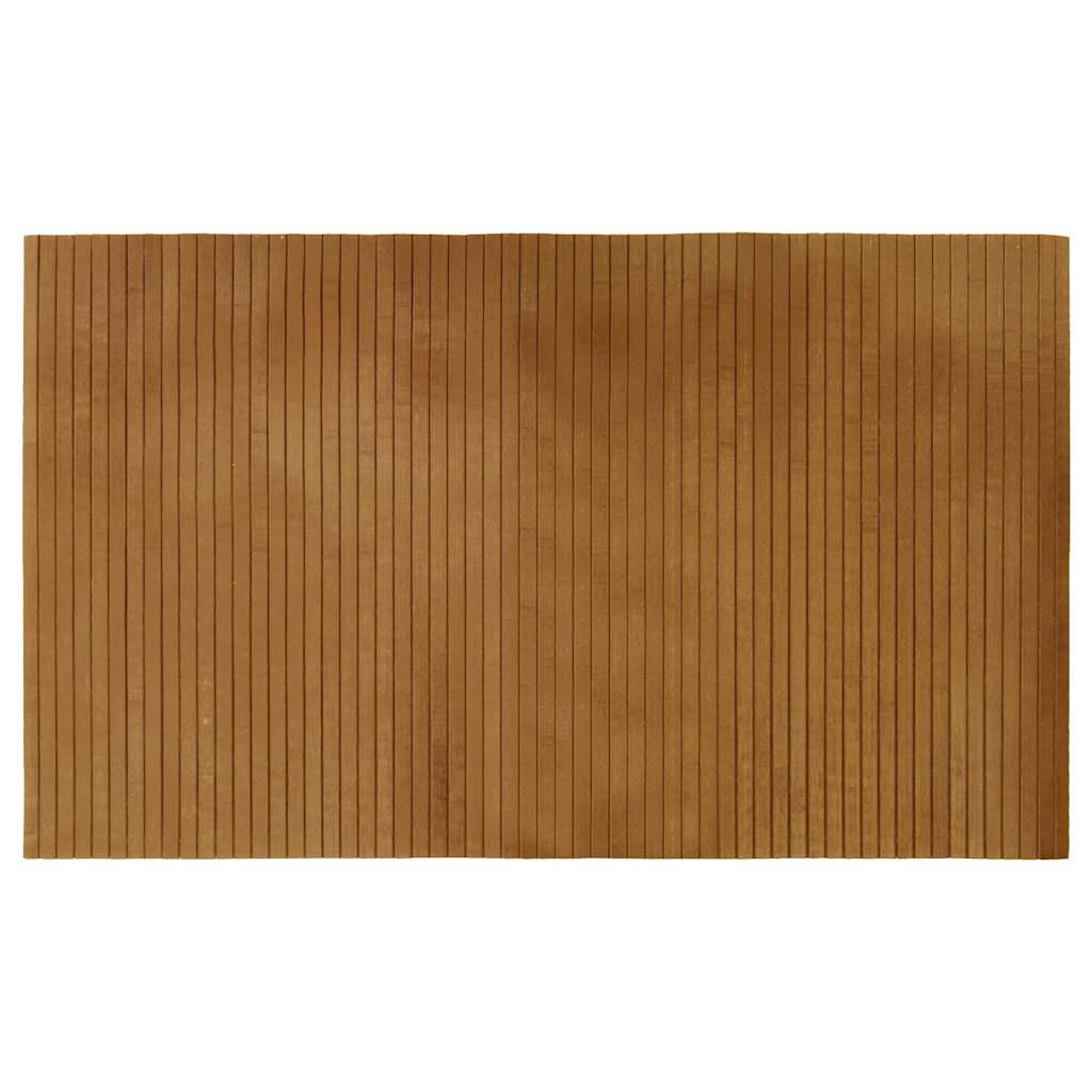 Tappeto Rettangolare Marrone 60x100 cm in Bambù | homemem39