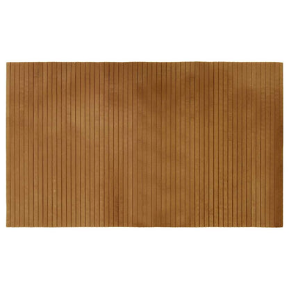 Tappeto Rettangolare Marrone 60x100 cm in Bambù | homemem39