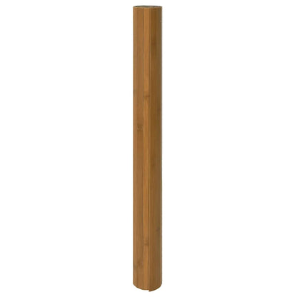 Tappeto Rettangolare Marrone 60x100 cm in Bambù | homemem39