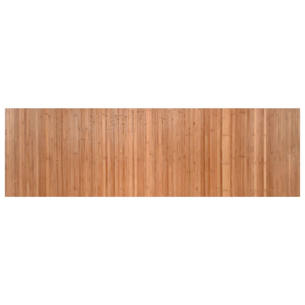 Tappeto Rettangolare Naturale 60x200 cm in Bambù