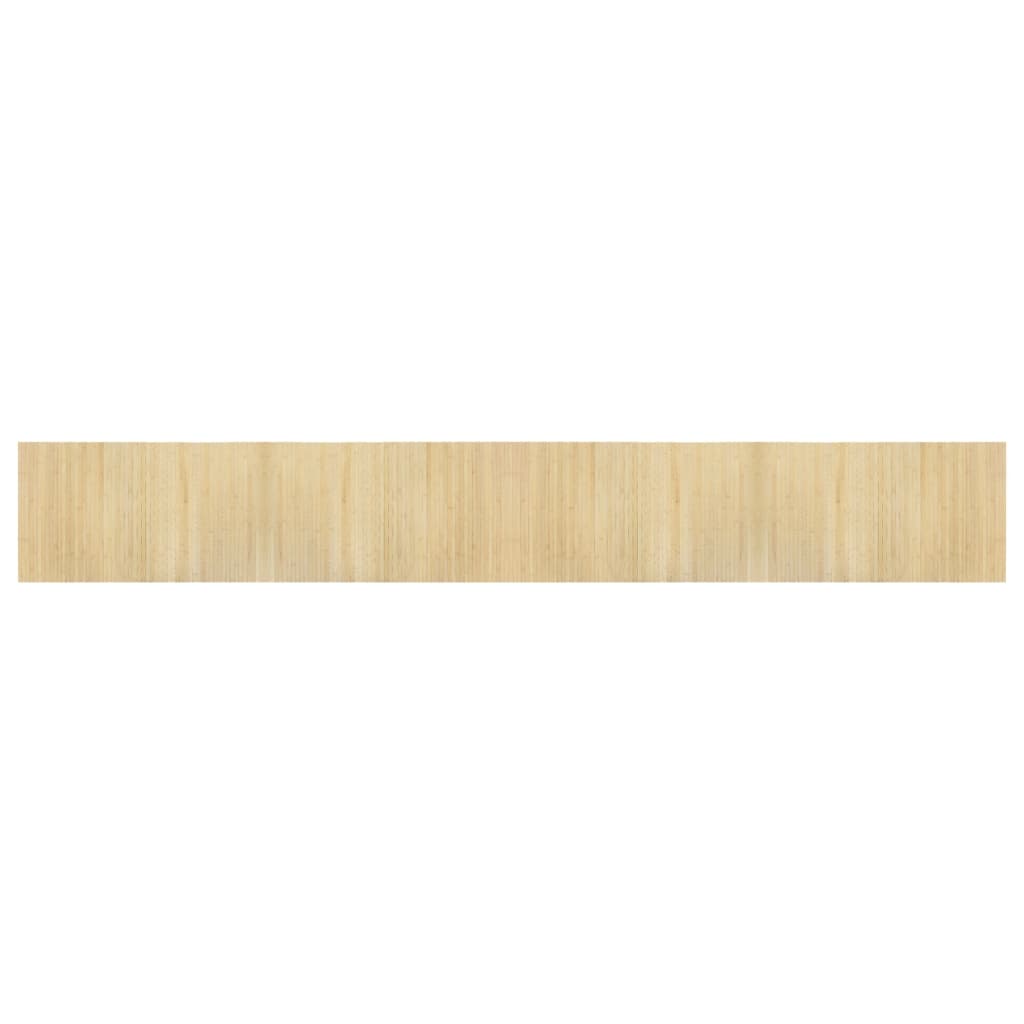 Tappeto Rettangolare Natura Chiaro 60x400 cm in Bambù | homemem39