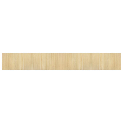 Tappeto Rettangolare Natura Chiaro 60x400 cm in Bambù | homemem39