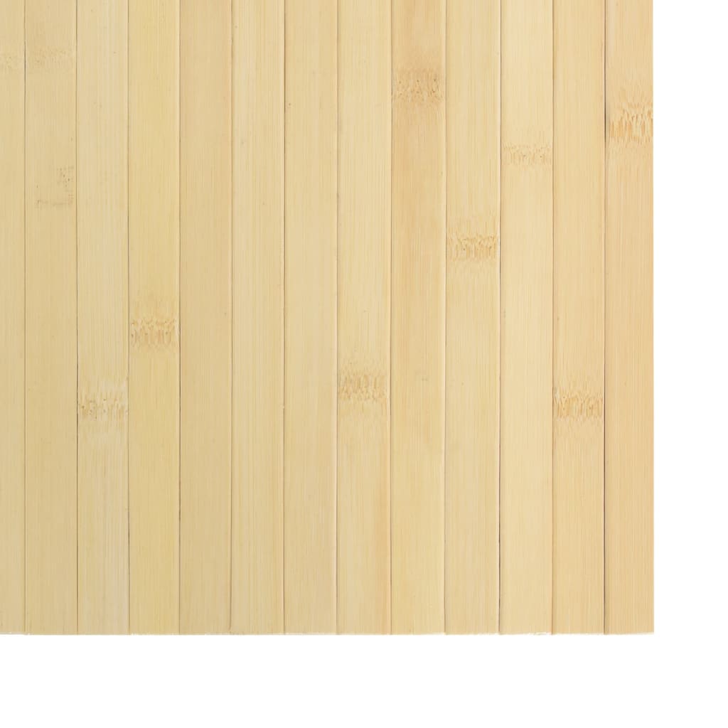 Tappeto Rettangolare Natura Chiaro 60x400 cm in Bambù | homemem39
