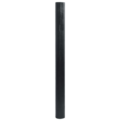 Tappeto Rettangolare Nero 60x500 cm in Bambù | homemem39