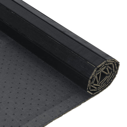 Tappeto Rettangolare Nero 60x500 cm in Bambù | homemem39
