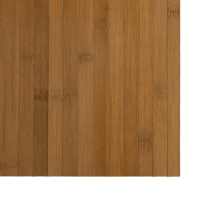 Tappeto Rettangolare Marrone 70x100 cm in Bambù | homemem39
