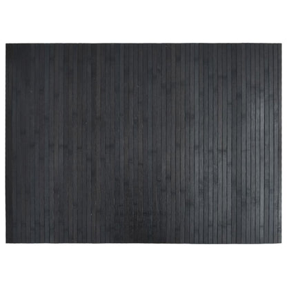Tappeto Rettangolare Grigio 70x100 cm in Bambù | homemem39