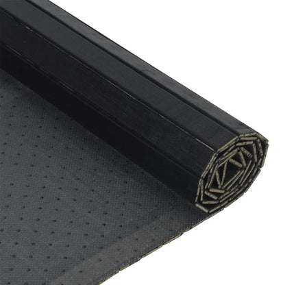 Tappeto Rettangolare Nero 70x400 cm in Bambù | homemem39