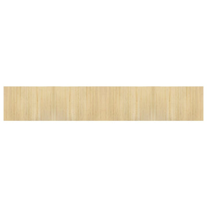 Tappeto Rettangolare Natura Chiaro 70x400 cm in Bambù | homemem39