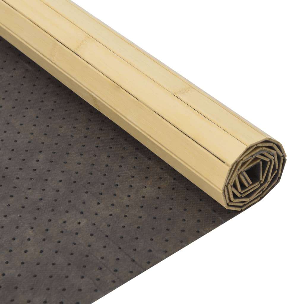 Tappeto Rettangolare Natura Chiaro 70x400 cm in Bambù | homemem39