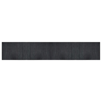 Tappeto Rettangolare Grigio 70x400 cm in Bambù | homemem39