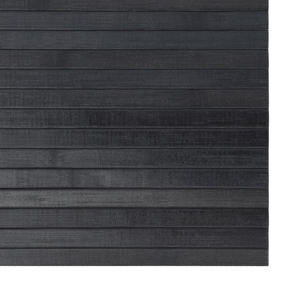Tappeto Rettangolare Grigio 70x400 cm in Bambù | homemem39