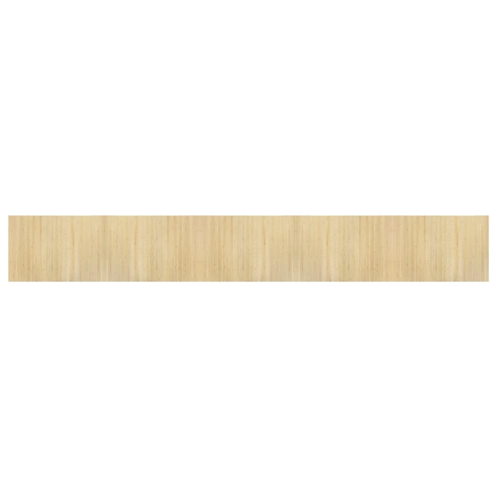 Tappeto Rettangolare Natura Chiaro 70x500 cm in Bambù | homemem39