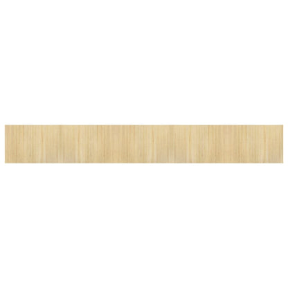 Tappeto Rettangolare Natura Chiaro 70x500 cm in Bambù | homemem39