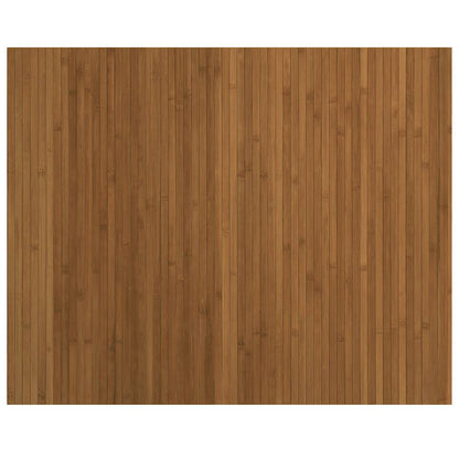 Tappeto Rettangolare Marrone 80x100 cm in Bambù