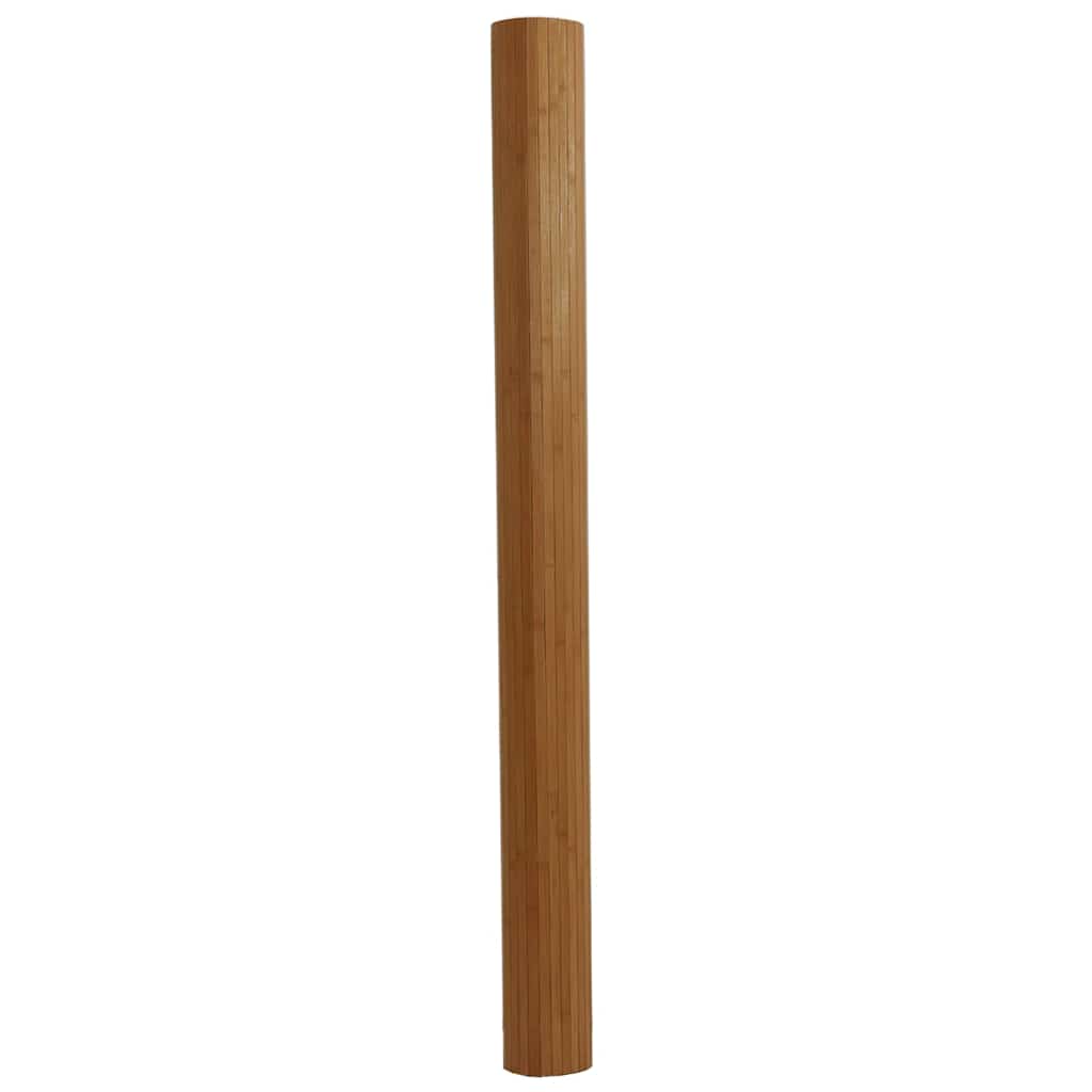 Tappeto Rettangolare Marrone 80x100 cm in Bambù