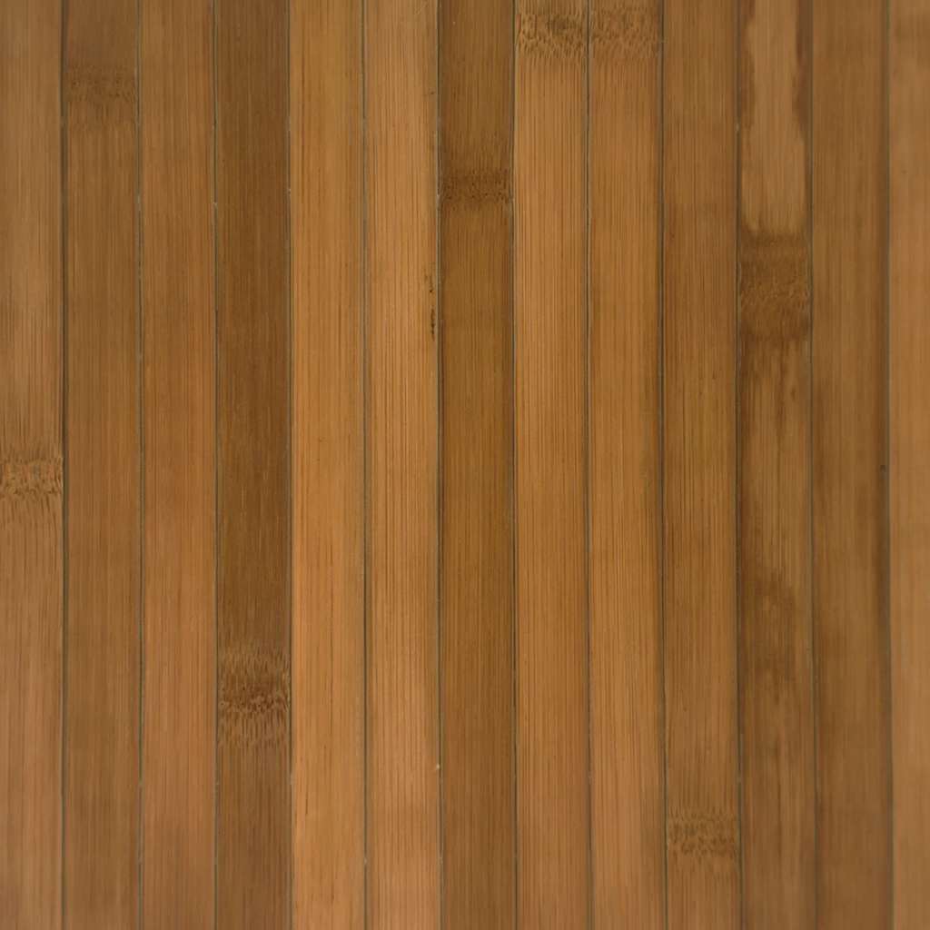 Tappeto Rettangolare Marrone 80x100 cm in Bambù