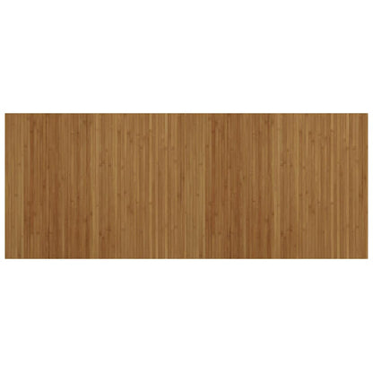 Tappeto Rettangolare Marrone 80x200 cm in Bambù
