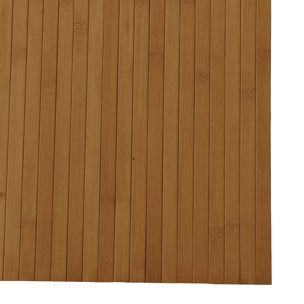 Tappeto Rettangolare Marrone 80x200 cm in Bambù | homemem39
