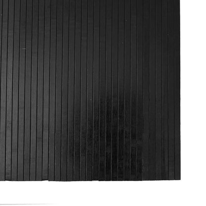 Tappeto Rettangolare Nero 80x400 cm in Bambù | homemem39