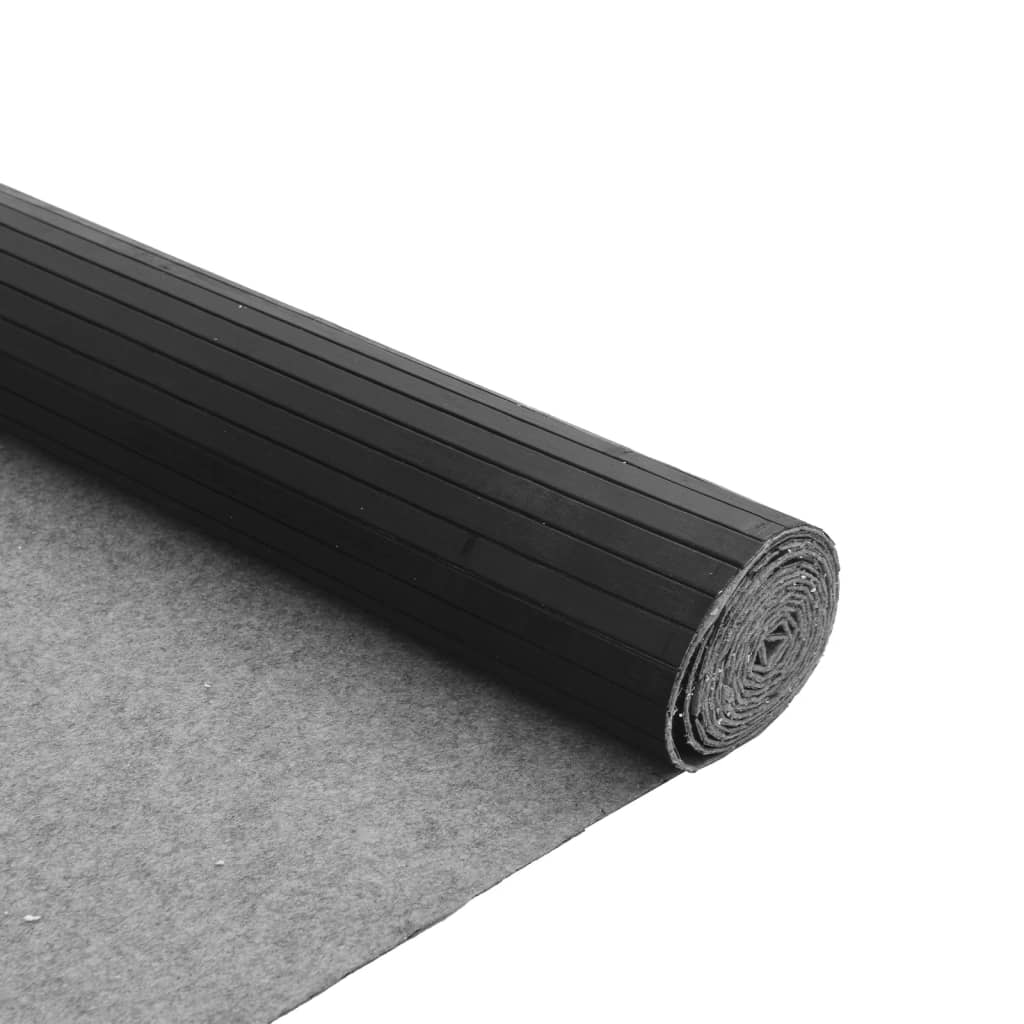 Tappeto Rettangolare Grigio 80x400 cm in Bambù | homemem39