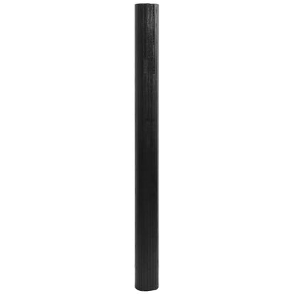 Tappeto Rettangolare Nero 80x500 cm in Bambù | homemem39