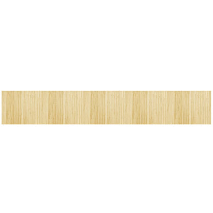 Tappeto Rettangolare Natura Chiaro 80x500 cm in Bambù | homemem39