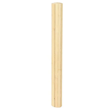 Tappeto Rettangolare Natura Chiaro 80x500 cm in Bambù | homemem39