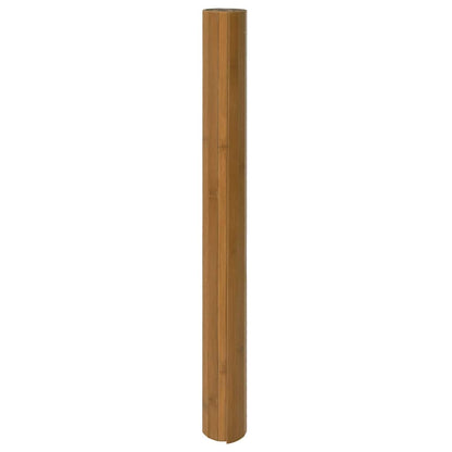 Tappeto Rettangolare Marrone 100x200 cm in Bambù | homemem39