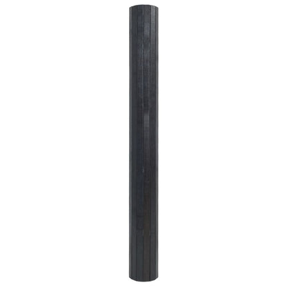 Tappeto Rettangolare Grigio 100x200 cm in Bambù | homemem39