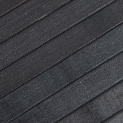 Tappeto Rettangolare Grigio 100x300 cm in Bambù | homemem39