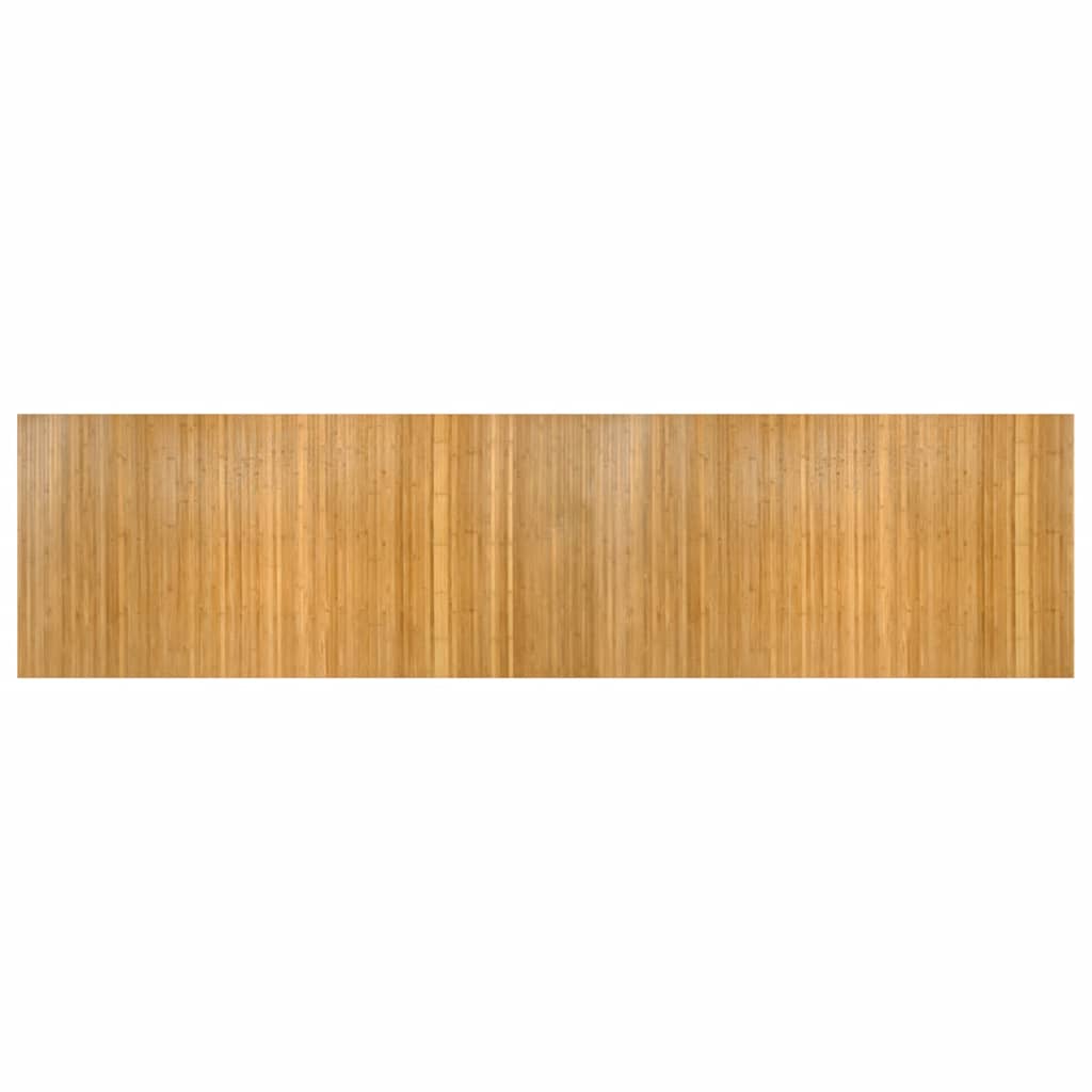 Tappeto Rettangolare Naturale 100x400 cm in Bambù | homemem39