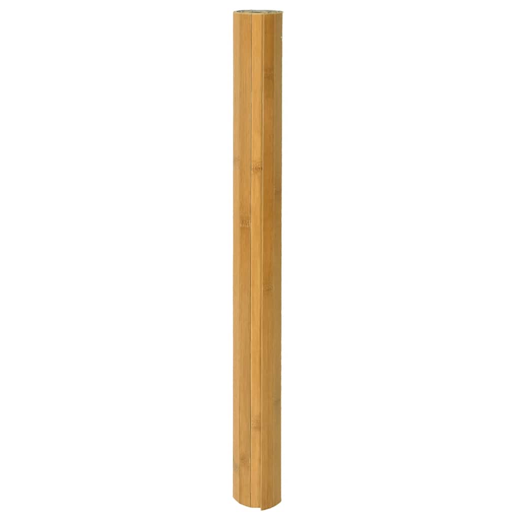 Tappeto Rettangolare Naturale 100x400 cm in Bambù | homemem39