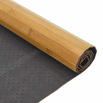 Tappeto Rettangolare Naturale 100x400 cm in Bambù | homemem39