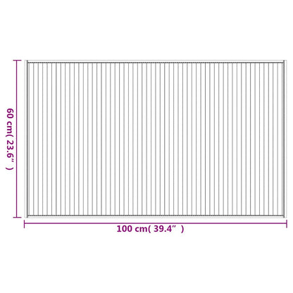 Tappeto Rettangolare Marrone 60x100 cm in Bambù | homemem39