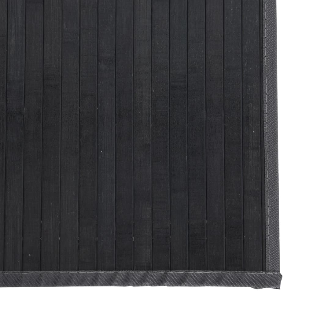 Tappeto Rettangolare Grigio 60x100 cm in Bambù | homemem39