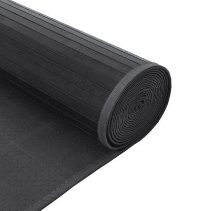 Tappeto Rettangolare Grigio 60x200 cm in Bambù | homemem39