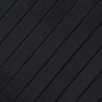 Tappeto Rettangolare Nero 60x300 cm in Bambù | homemem39